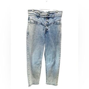 Express High Waisted Mom Jeans Size 8